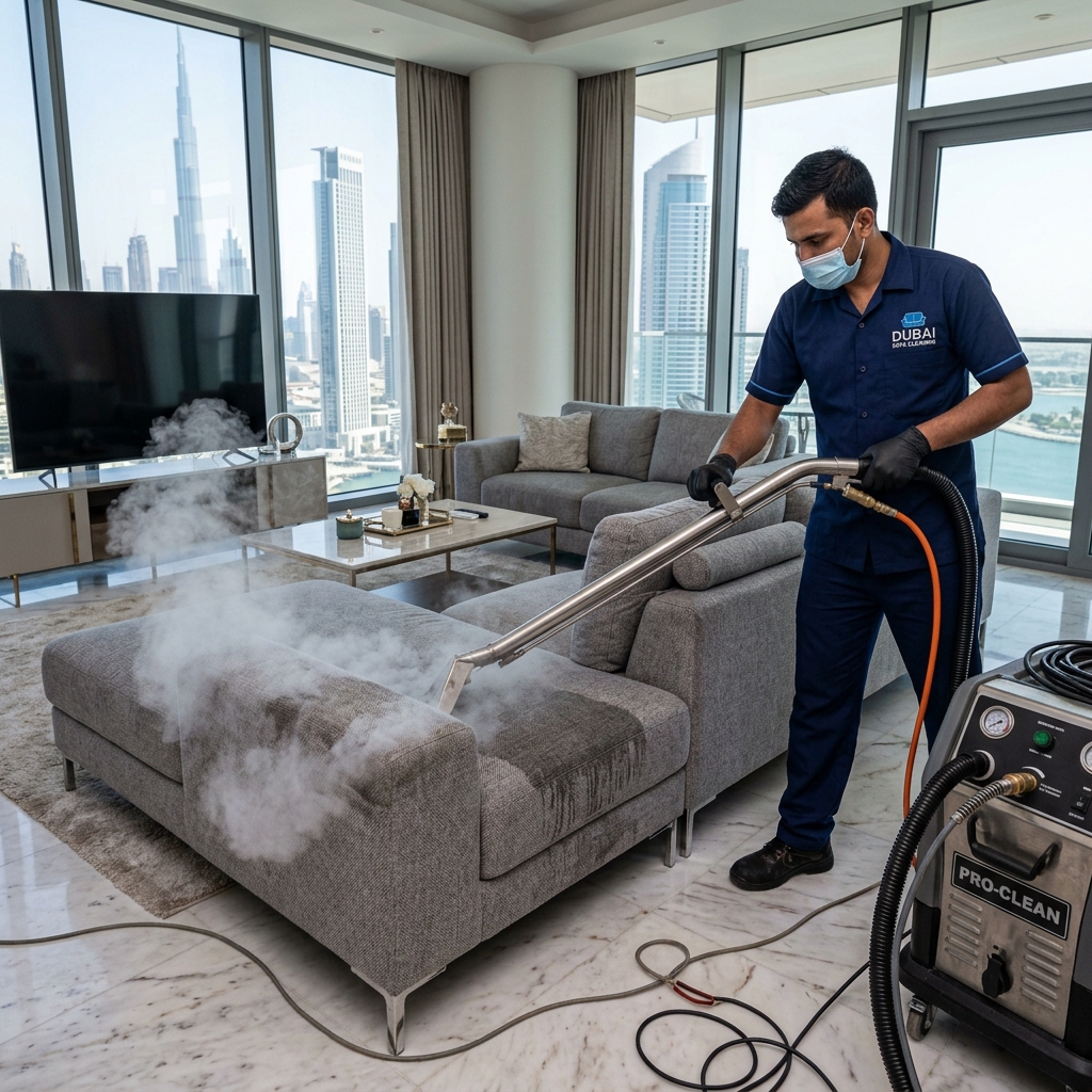 Sofa Steam Cleaning Process
